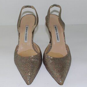 Manolo Blahnik Glitter Heel Shoes (EU 42 / 11 US)